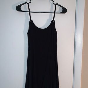 Black mini dress